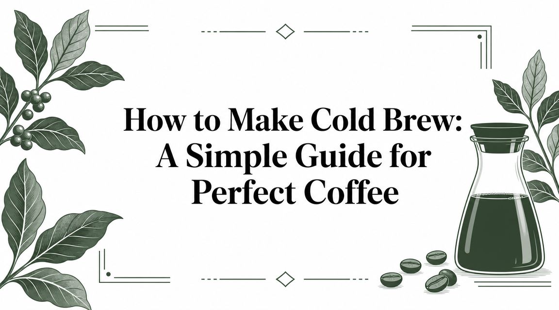 How to Make Cold Brew: A Simple Guide for Perfect Coffee – Stillwater ...
