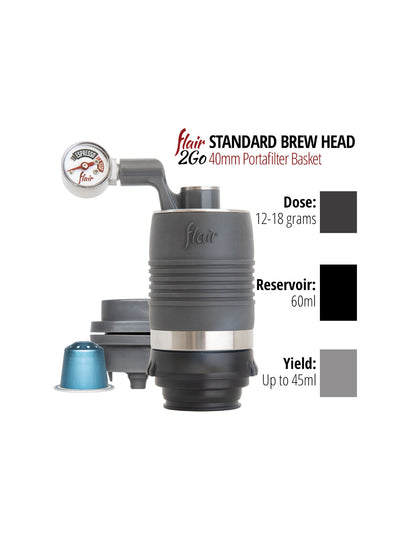 FLAIR 2GO Portable Lever Espresso Maker