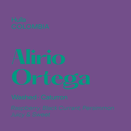 Colombia Alirio Ortega, Washed Caturron